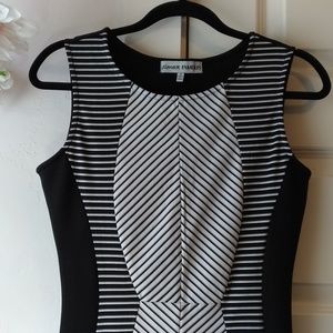 Almost Famous Black and White Dress